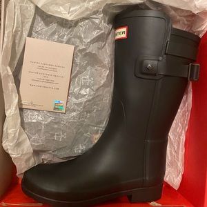 Hunter boots and socks